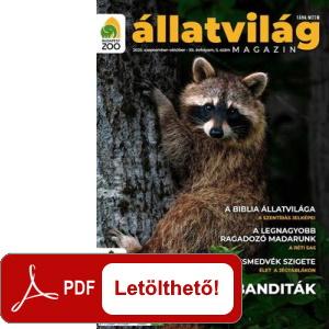Letölthető a magazin 2025. évi 5. száma! - Állatvilág magazin